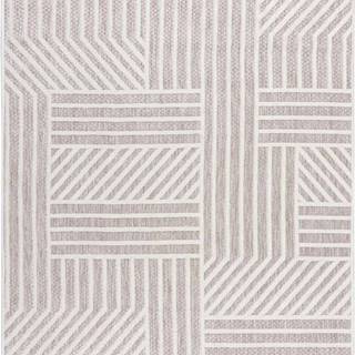 Béžový venkovní koberec Flair Rugs Blocks, 80 x 150 cm