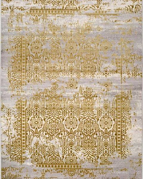 Universal Šedo-zlatý koberec Universal Arabela Gold, 200 x 290 cm
