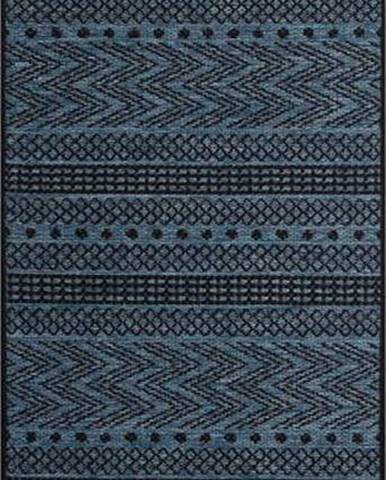 Tmavě modrý venkovní koberec NORTHRUGS Sidon, 70 x 200 cm