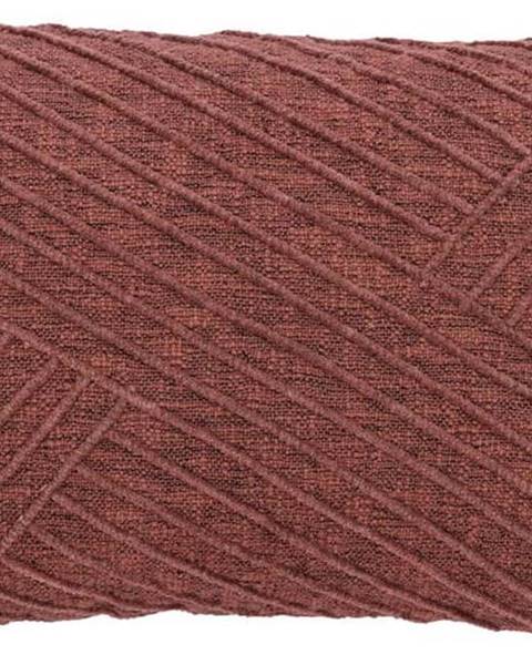 Södahl Červeno-růžový bavlněný polštář Södahl Amanda, 40 x 60 cm