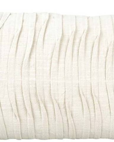 Bílý bavlněný polštář PT LIVING Wave, 50 x 30 cm