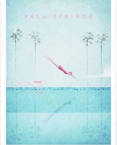 Plakát Travelposter Palm Springs, A3