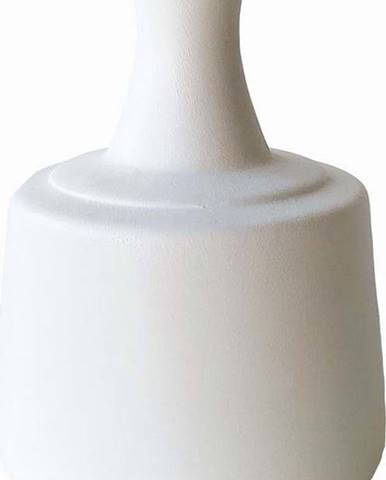 Bílá oválná váza Rulina Carafe