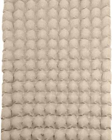Béžová relaxační masážní matrace Linda Vrňáková Bubbles, 110 x 200 cm