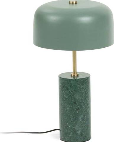 Zelená stolní lampa Kave Home Biscane