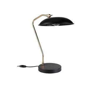 Stolní lampa v černo-zlaté barvě Dutchbone Liam
