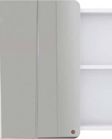 Bílá nástěnná koupelnová skříňka se zrcadlem Tom Tailor for Tenzo Color Bath Large