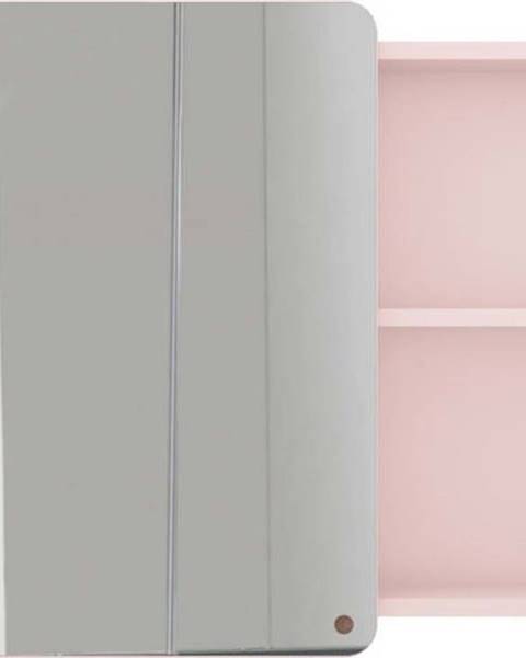 Tom Tailor for Tenzo Růžová nástěnná koupelnová skříňka se zrcadlem Tom Tailor Color Bath Large