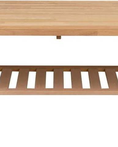 Konferenční stolek z broušeného dubového dřeva Rowico Brooklyn, 130 x 75 cm