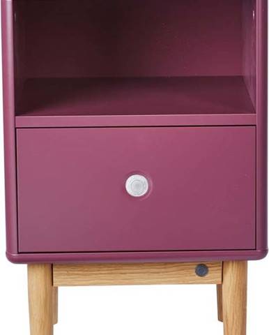 Tmavě fialový noční stolek Tom Tailor for Tenzo Color Box