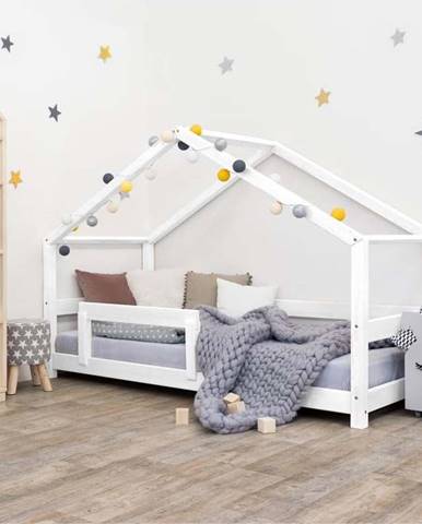 Bílá dřevěná dětská postel Benlemi Lucky, 90 x 200 cm