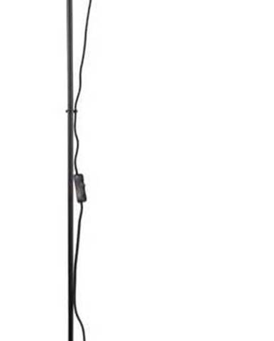 Černá stojací lampa Leitmotiv Mini Cone, výška 147,5 cm
