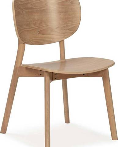 Přírodní dřevěná jídelní židle Marckeric Azara