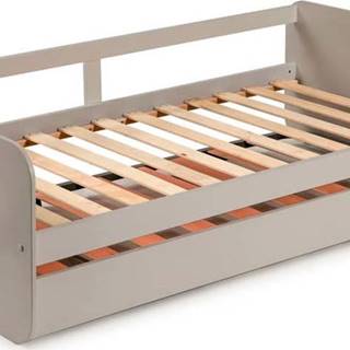 Šedá dětská postel s výsuvným lůžkem Marckeric Redona, 90 x 190 cm