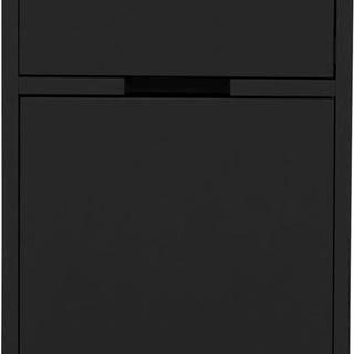 Černá skříňka na kolečkách Tenzo Lipp