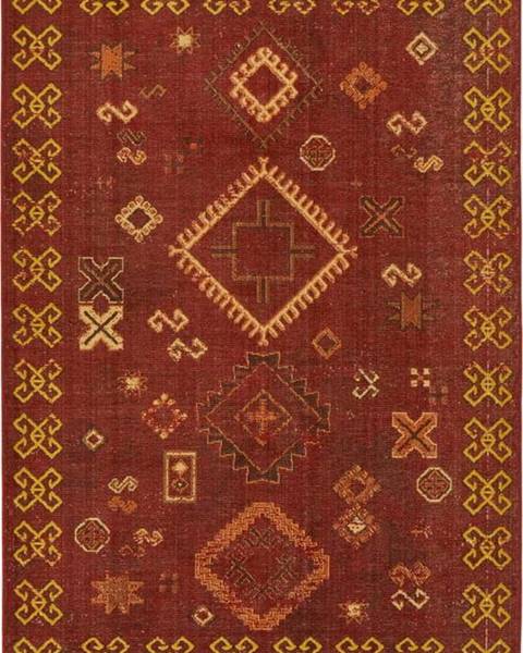 Nouristan Červený koberec s podílem recyklované bavlny Nouristan, 160 x 230 cm