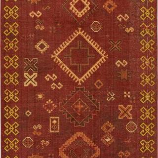 Červený koberec s podílem recyklované bavlny Nouristan, 160 x 230 cm