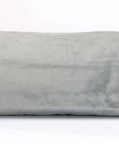 Šedý povlak na polštář WeLoveBeds Silver Candy, ⌀ 20 x 58 cm