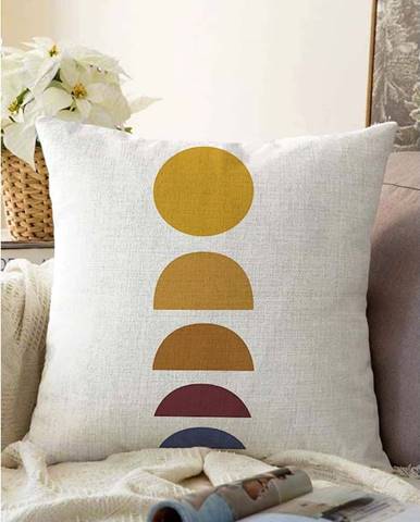 Povlak na polštář s příměsí bavlny Minimalist Cushion Covers Sunset, 55 x 55 cm
