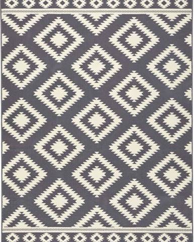 Šedo-krémový koberec Hanse Home Gloria Ethno, 120 x 170 cm