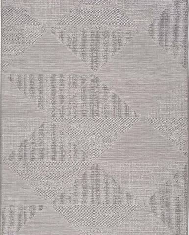 Šedý venkovní koberec Universal Macao Grey Wonder, 133 x 190 cm