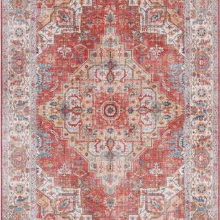 Cihlově červený koberec Nouristan Sylla, 200 x 290 cm
