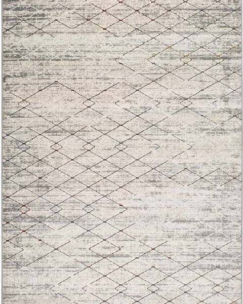 Šedý koberec Universal Berlin Geo, 133 x 190 cm