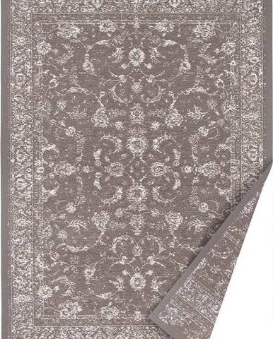 Tmavě hnědý oboustranný koberec Narma Sagadi, 80 x 250 cm