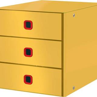 Oranžový kartonový organizér na psací potřeby a dokumenty Click&Store - Leitz