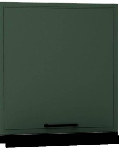 BAUMAX Kuchyňská skříňka Emily w60/68 slim pl s černou digestoří zelená