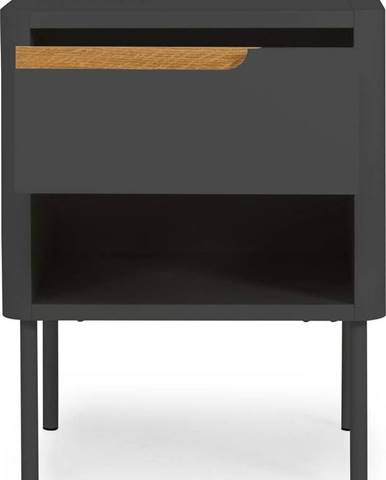 Antracitově šedý noční stolek Tenzo Switch
