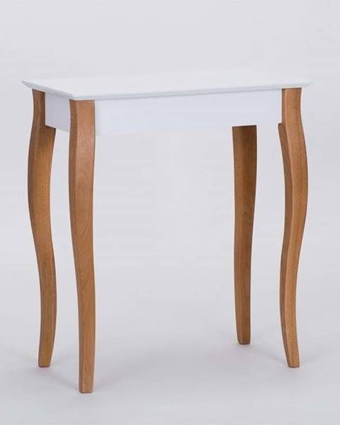 Ragaba Bílý konzolový odkládací stolek Ragaba Console, délka 65 cm