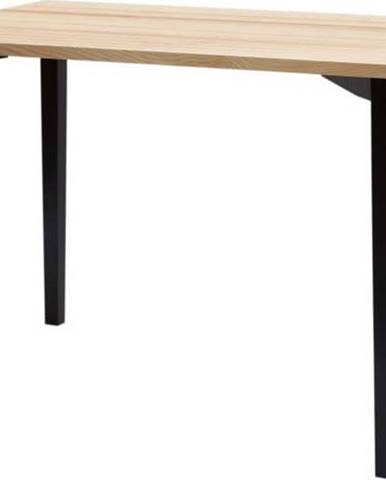 Černý jídelní stůl Ragaba TRIVENTI, 80 x 120 cm