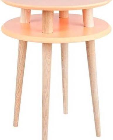 Oranžový konferenční stolek Ragaba UFO, ⌀ 45 cm