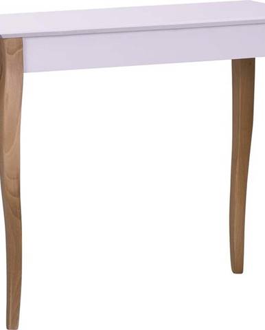Růžový odkládací stolek Ragaba Console, délka 85 cm
