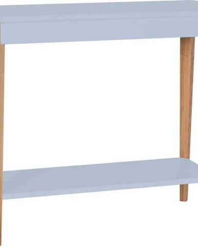 Světle šedý konzolový stolek Ragaba Ashme, šířka 85 cm
