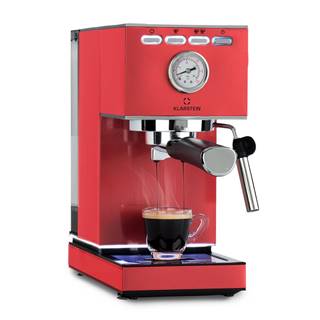 Klarstein Pausa, kávovar na espresso, 1350 W, tlak 20 bar, nádržka na vodu: 1,4 litru, nerezová ocel