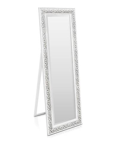 Casa Chic Greenford Zrcadlo s dřevěným rámem obdélníkové 130 x 45 cm Vintage