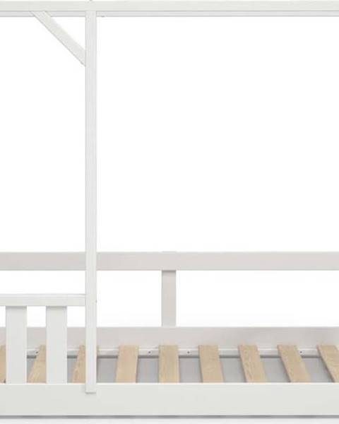 Marckeric Bílá dětská postel Marckeric Hut, 90 x 200 cm