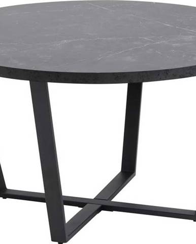 Černý kulatý konferenční stolek ø 77 cm Amble - Actona