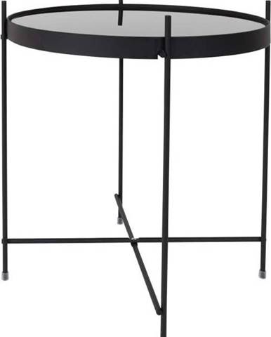 Černý odkládací stolek Zuiver Cupid, ⌀ 43 cm
