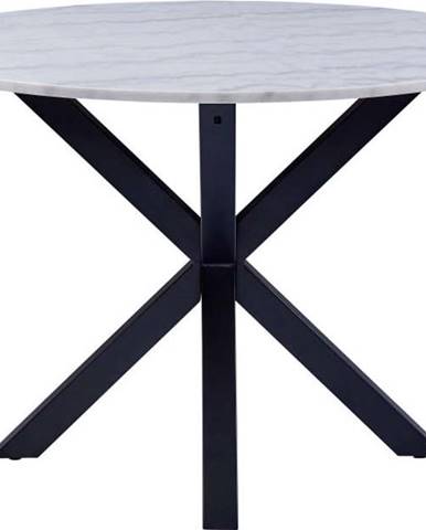 Jídelní stůl s mramorovou deskou Actona Heaven, ⌀ 110 cm