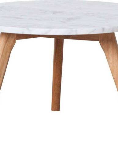 Odkládací stolek s deskou v dekoru kamene Zuiver, ⌀ 50 cm