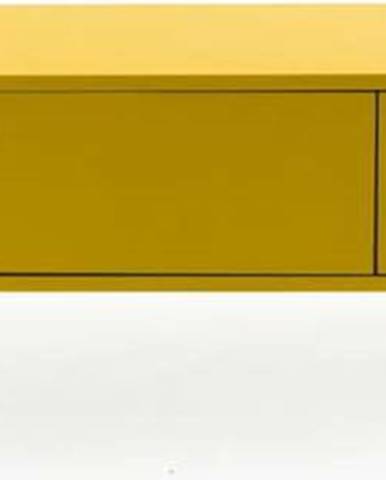 Žlutá nízká komoda Tenzo Uno, šířka 171 cm