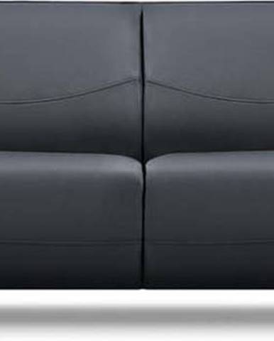Modrá kožená pohovka Windsor & Co Sofas Neso, 235 x 90 cm