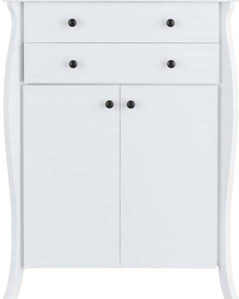 Bílá koupelnová skříňka Støraa Ludwig, 68 x 90 cm