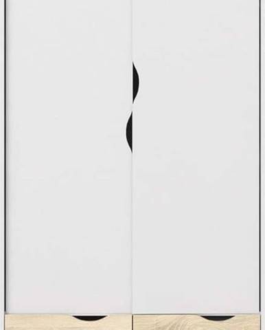 Bílá šatní skříň Tvilum Oslo, 99 x 200 cm