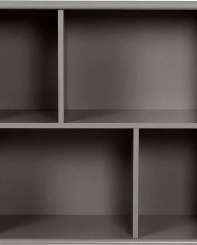Tmavě šedá police Tenzo Z Cube, 70 x 70 cm