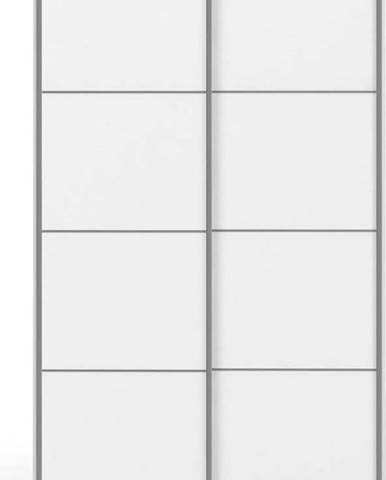 Bílá šatní skříň Tvilum Verona, 122 x 202 cm