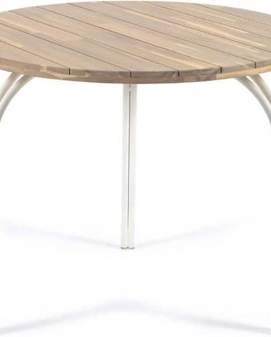 Zahradní jídelní stůl s deskou z akáciového dřeva Kave Home Cailin, ø 90 cm